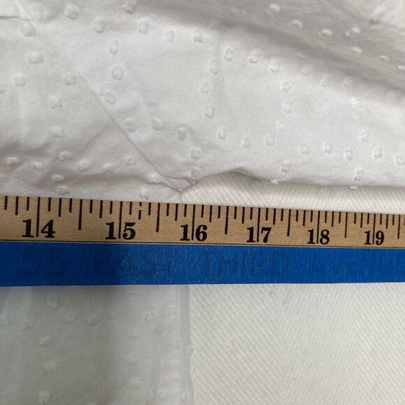 Hanna Andersson Blouse in Swiss Dot White Girls Size 140 (10) Button Up Shirt - Picture 6 of 11